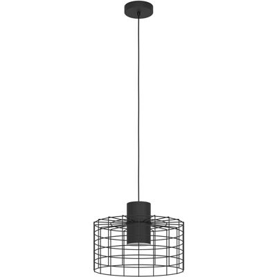Eglo Pendelleuchte Milligan 1-flammig Ø 38 cm Schwarz-Weiß Eglo Pendelleuchte Milligan 1-flammig Ø 38 cm Schwarz-Weiß