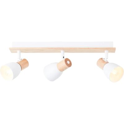 BRILLIANT Daintree Deckenstrahler - Natur Holz & Metall - 16,5cm BRILLIANT Daintree Deckenstrahler - Natur Holz & Metall - 16,5cm