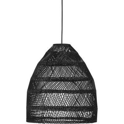PR Home Schwarze Rattan Hängelampe - Deckenleuchte für Innen & Außen PR Home Schwarze Rattan Hängelampe - Deckenleuchte für Innen & Außen