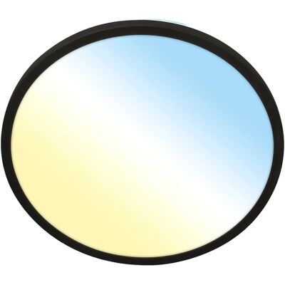 Briloner LED-Deckenleuchte Kada CCT Ultraflach Ø 42,2 cm x 2,8 cm Schwarz Briloner LED-Deckenleuchte Kada CCT Ultraflach Ø 42,2 cm x 2,8 cm Schwarz