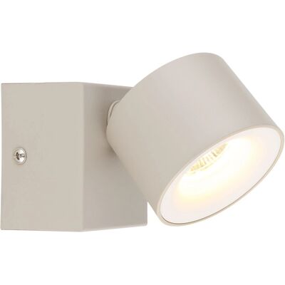 Globo LED-Strahler Rae Metall Sandfarben matt 13 cm x 7,2 cm x 9,5 cm Globo LED-Strahler Rae Metall Sandfarben matt 13 cm x 7,2 cm x 9,5 cm