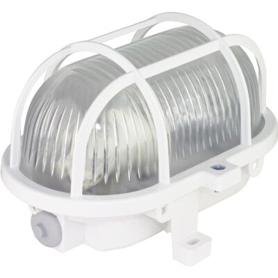 LED-Kellerlampe 5 W Strukurglas 400 lm Weiß LED-Kellerlampe 5 W Strukurglas 400 lm Weiß