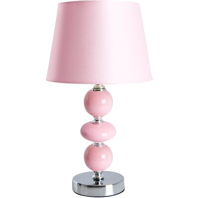 Näve Araga Keramik Tischlampe - 36cm, Rosa Näve Araga Keramik Tischlampe - 36cm, Rosa