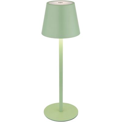 Globo LED-Tischleuchte Vannie I Metall Blassgrün Matt Ø 11,5 cm x 35,5 cm Globo LED-Tischleuchte Vannie I Metall Blassgrün Matt Ø 11,5 cm x 35,5 cm