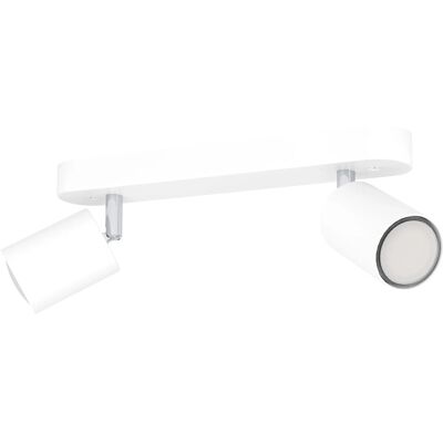 Eglo Lichtbalken Reciso-E 2-flammig Chrom-Weiß 8,5 cm x 4,5 cm x 30 cm Eglo Lichtbalken Reciso-E 2-flammig Chrom-Weiß 8,5 cm x 4,5 cm x 30 cm