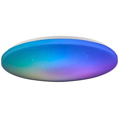 Brilliant LED-Deckenleuchte Leonie RGB-Funktion Weiß Ø 49 cm Brilliant LED-Deckenleuchte Leonie RGB-Funktion Weiß Ø 49 cm