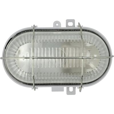 e2 elektro LED-Ovalleuchte mit Drahtkorb Grau 17,5 cm 12,5 cm x 11 cm e2 elektro LED-Ovalleuchte mit Drahtkorb Grau 17,5 cm 12,5 cm x 11 cm