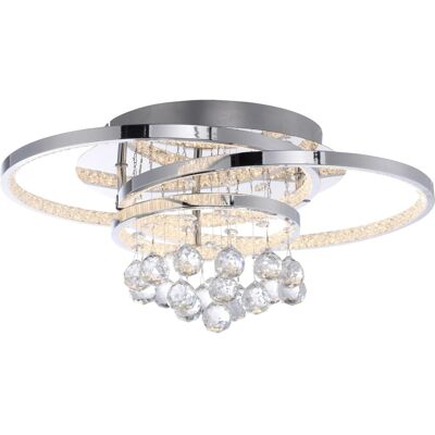 Paul Neuhaus LED-Deckenleuchte Rotazo Chrom 45 x 33 cm Paul Neuhaus LED-Deckenleuchte Rotazo Chrom 45 x 33 cm
