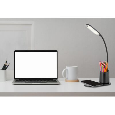 Globo Lighting Melli Schwarze dimmbare LED Schreibtischlampe Globo Lighting Melli Schwarze dimmbare LED Schreibtischlampe