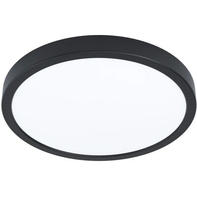 Eglo LED-Aufbauleuchte Fueva 5 Schwarz-Weiß Ø 28,5 cm, 20 W, IP44 Eglo LED-Aufbauleuchte Fueva 5 Schwarz-Weiß Ø 28,5 cm, 20 W, IP44