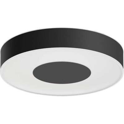 Philips Hue Deckenleuchte White & Color Ambiance Infuse M Schwarz 2400 lm Philips Hue Deckenleuchte White & Color Ambiance Infuse M Schwarz 2400 lm