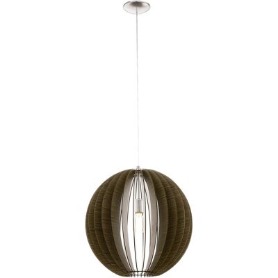 Eglo Pendelleuchte Cossano Braun Ø 50 Eglo Pendelleuchte Cossano Braun Ø 50