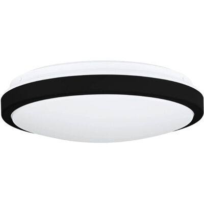 Eglo LED-Deckenleuchte Lezuza Ø 32,5 cm Weiß-Schwarz Eglo LED-Deckenleuchte Lezuza Ø 32,5 cm Weiß-Schwarz