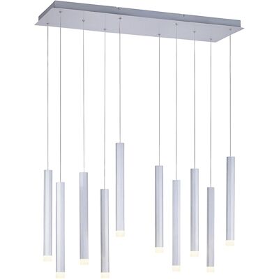 LEUCHTEN DIREKT Bruno 10-flammig Aluminium Hängeleuchte - Pendelleuchte LEUCHTEN DIREKT Bruno 10-flammig Aluminium Hängeleuchte - Pendelleuchte
