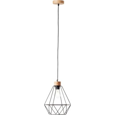 Brilliant Pendelleuchte Drewno 1-flammig FSC®-Holz geölte Eiche/ Metall Schwarz Brilliant Pendelleuchte Drewno 1-flammig FSC®-Holz geölte Eiche/ Metall Schwarz