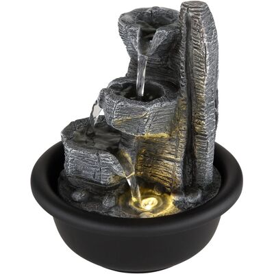 Globo Brunnen Fontana Kunststoff 19 cm Schwarz Matt Globo Brunnen Fontana Kunststoff 19 cm Schwarz Matt