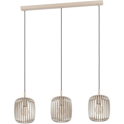 Eglo Pendelleuchte Romazzina 3-flammig Sandfarben Eglo Pendelleuchte Romazzina 3-flammig Sandfarben