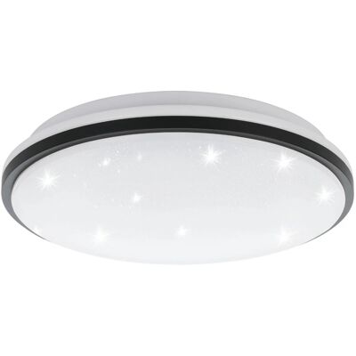 Eglo LED-Deckenleuchte Marunella-S 6,5 cm x Ø 34 cm Weiß-Schwarz Eglo LED-Deckenleuchte Marunella-S 6,5 cm x Ø 34 cm Weiß-Schwarz