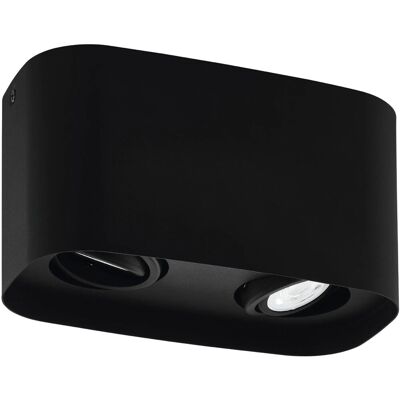 Eglo Deckenleuchte Caminales-Z 2-flammig 5 W Schwarz Eglo Deckenleuchte Caminales-Z 2-flammig 5 W Schwarz