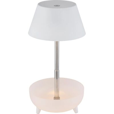 Globo LED-Tischleuchte Poki Kunststoff Weiß - Matt Ø 11,8 cm x 22,5 cm Globo LED-Tischleuchte Poki Kunststoff Weiß - Matt Ø 11,8 cm x 22,5 cm