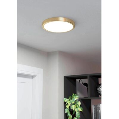Eglo LED Aufbauleuchte Fueva 5 Messing-Weiß 20,5W Eglo LED Aufbauleuchte Fueva 5 Messing-Weiß 20,5W
