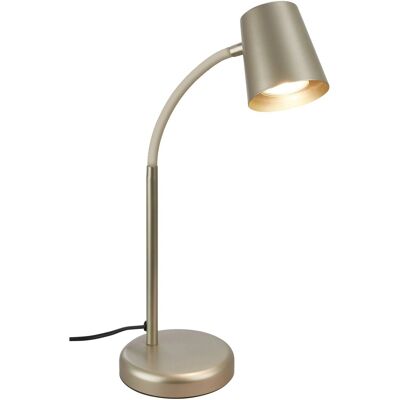 Brilo Tischleuchte Skriva Schwenkbar Satin-Metallic Ø 13 cm x 38,5 cm Brilo Tischleuchte Skriva Schwenkbar Satin-Metallic Ø 13 cm x 38,5 cm