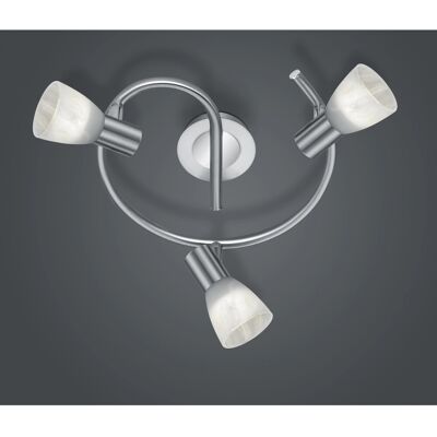 Trio LED-Deckenleuchte Levisto Nickel matt Trio LED-Deckenleuchte Levisto Nickel matt