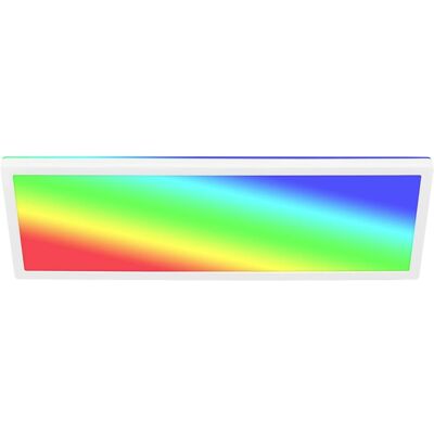 Briloner LED-Deckenleuchte Kada RGB+W Fernbedienung 58 cm x 20 cm x 2,8 cm Weiß Briloner LED-Deckenleuchte Kada RGB+W Fernbedienung 58 cm x 20 cm x 2,8 cm Weiß