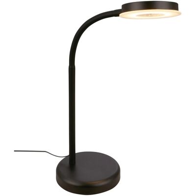 Brilo LED-Tischleuchte Touchdim Lichtkante Schwenkbar Ø 13 cm x 40 cm Schwarz Brilo LED-Tischleuchte Touchdim Lichtkante Schwenkbar Ø 13 cm x 40 cm Schwarz
