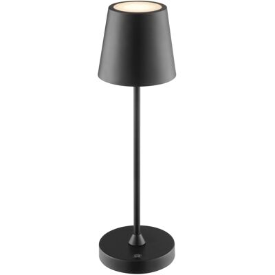 Brilliant Tischleuchte LED Elora 11cm Schwarz/Weiß Brilliant Tischleuchte LED Elora 11cm Schwarz/Weiß