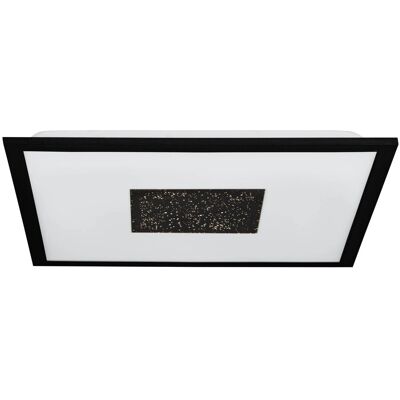 Eglo LED-Deckenleuchte Marmorata 44,5 cm x 44,5 cm Schwarz-Weiß Eglo LED-Deckenleuchte Marmorata 44,5 cm x 44,5 cm Schwarz-Weiß