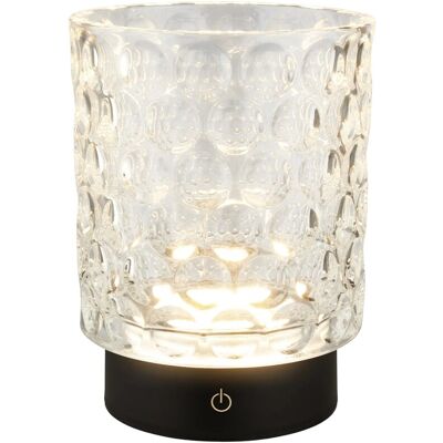 Briloner Kabellose LED-Tischlampe - Elegantes Glashaltes-Design - Innen/Außen Briloner Kabellose LED-Tischlampe - Elegantes Glashaltes-Design - Innen/Außen