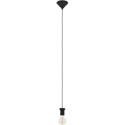 Eglo Pendelleuchte Capoliveri-E Schwarz Ø 12 cm x 110 cm 1-flammig Eglo Pendelleuchte Capoliveri-E Schwarz Ø 12 cm x 110 cm 1-flammig
