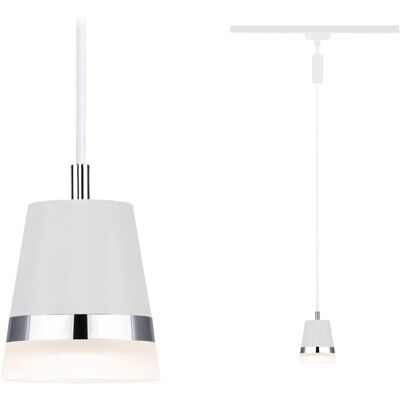 Paulmann Pendelleuchte Cone URail Signalweiß 121,4 cm x 8,4 cm Paulmann Pendelleuchte Cone URail Signalweiß 121,4 cm x 8,4 cm