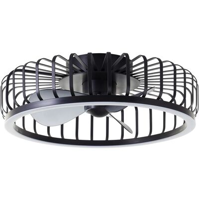 Brilliant LED-Deckenleuchte Capo mit Ventilator Schwarz Ø 48 cm Brilliant LED-Deckenleuchte Capo mit Ventilator Schwarz Ø 48 cm