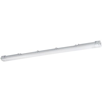 Eglo LED-Feuchtraumleuchte Basic 2-flammig 126 cm Grau Eglo LED-Feuchtraumleuchte Basic 2-flammig 126 cm Grau