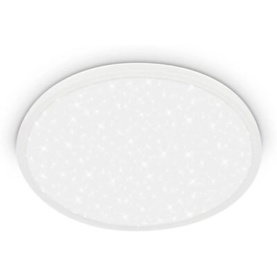 Brilo LED-Panel Slim Sternenhimmel Neutralweiß Weiß 3,3 cm x Ø 37,5 cm Brilo LED-Panel Slim Sternenhimmel Neutralweiß Weiß 3,3 cm x Ø 37,5 cm