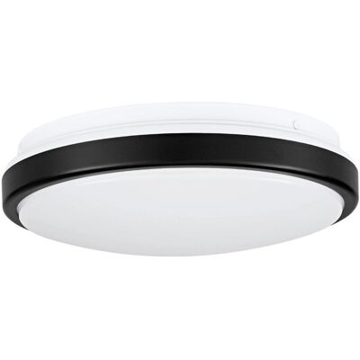 Eglo LED-Deckenleuchte Lezuza Ø 24,5 cm Weiß-Schwarz Eglo LED-Deckenleuchte Lezuza Ø 24,5 cm Weiß-Schwarz