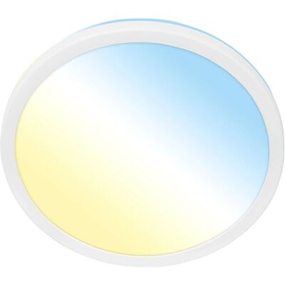 Briloner LED-Deckenleuchte Kada CCT Ultraflach Ø 29,5 cm x 2,8 cm Weiß Briloner LED-Deckenleuchte Kada CCT Ultraflach Ø 29,5 cm x 2,8 cm Weiß