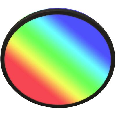 Briloner LED-Deckenleuchte Kada RGB+W Fernbedienung Ø 42,2 cm x 2,8 cm Schwarz Briloner LED-Deckenleuchte Kada RGB+W Fernbedienung Ø 42,2 cm x 2,8 cm Schwarz