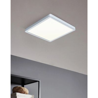 Eglo LED Deckenleuchte Fueva 5 Chrom-Weiß eckig 20,5 W Eglo LED Deckenleuchte Fueva 5 Chrom-Weiß eckig 20,5 W