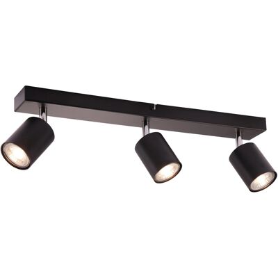 Brilliant LED-Deckenstrahler Taio 3-flammig Schwarz 52,5 cm Brilliant LED-Deckenstrahler Taio 3-flammig Schwarz 52,5 cm