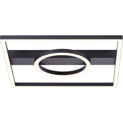 Brilliant LED-Deckenleuchte Maureen 2600 lm Schwarz 40 cm x 40 cm Brilliant LED-Deckenleuchte Maureen 2600 lm Schwarz 40 cm x 40 cm