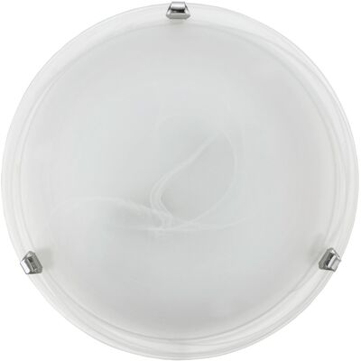 Eglo Deckenleuchte Salome Ø 40 cm Weiß-Chrom Eglo Deckenleuchte Salome Ø 40 cm Weiß-Chrom
