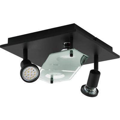 EGLO Deckenleuchte - 25cm - Schwarz - 25W - DECKENLICHT EGLO Deckenleuchte - 25cm - Schwarz - 25W - DECKENLICHT