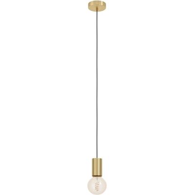 Eglo Pendelleuchte Pozueta 1-flammig Messing-Gebürstet 110 cm x Ø 6,5 cm Eglo Pendelleuchte Pozueta 1-flammig Messing-Gebürstet 110 cm x Ø 6,5 cm