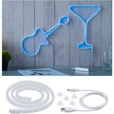 Paulmann LED Strip Neon Colorflex USB Blau 1 m 4,5 W 5V Paulmann LED Strip Neon Colorflex USB Blau 1 m 4,5 W 5V