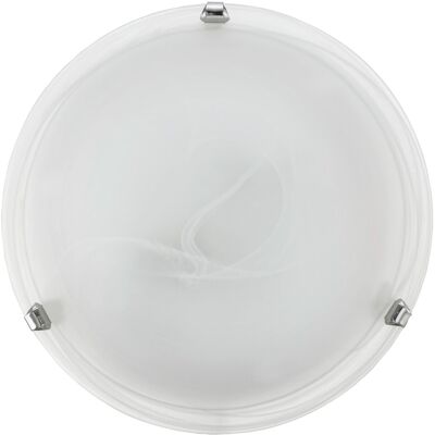 Eglo Deckenleuchte Salome Ø 30 cm Weiß-Chrom Eglo Deckenleuchte Salome Ø 30 cm Weiß-Chrom