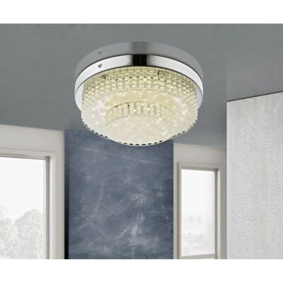 Globo LED-Deckenleuchte CAKE Chrom Globo LED-Deckenleuchte CAKE Chrom