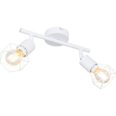 Globo Lighting Xara I Pendelleuchte - Modernes Weiß Metall Spotlight Globo Lighting Xara I Pendelleuchte - Modernes Weiß Metall Spotlight